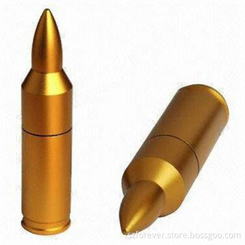 Bullet-shaped USB Pen Drives, 1 to 32GB Memory Capacity